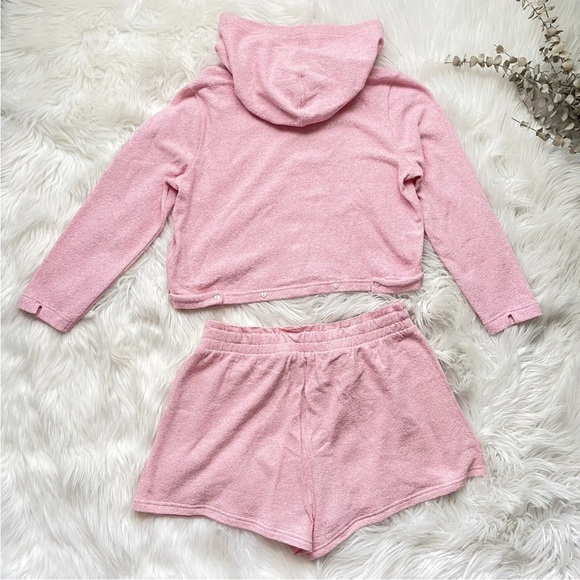 Love Shack Fancy Terry Shorts and Hoodie set (Small Top, Medium Bottom) - Picture 8 of 10